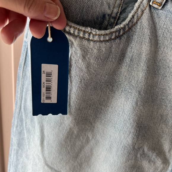 Daily Blue Premium Denim Hype Tahoe Classic Cropped Jeans NWT 31 #1493 - Picture 9 of 14